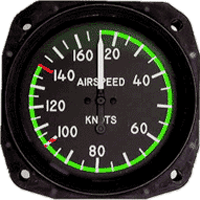 8000 Series Airspeed Indicator